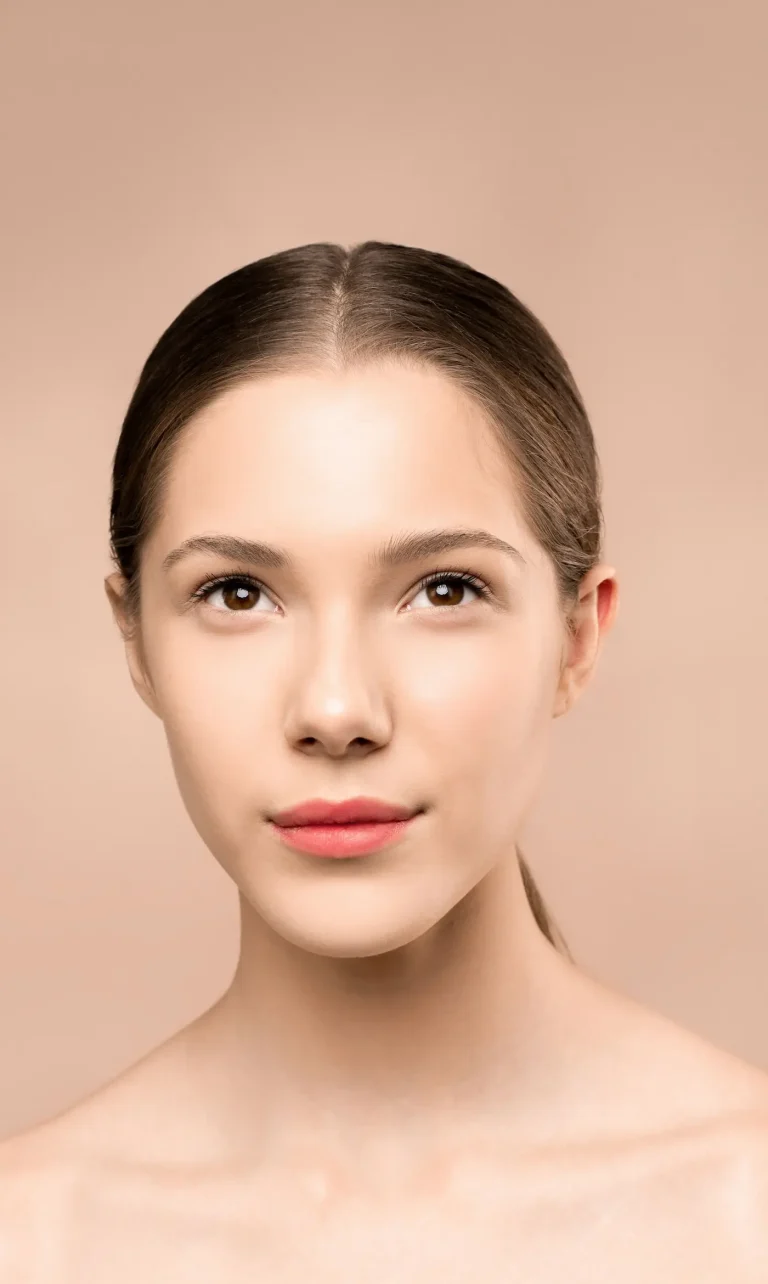 viso perfetto di una donna