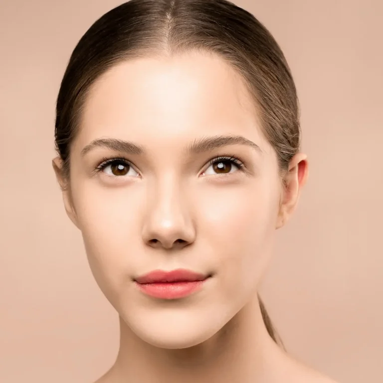 viso perfetto di una donna